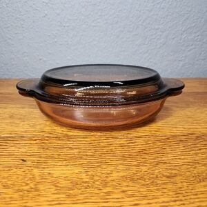 CorningWare Vision Grab It Amber Oval Casserole V-14-B